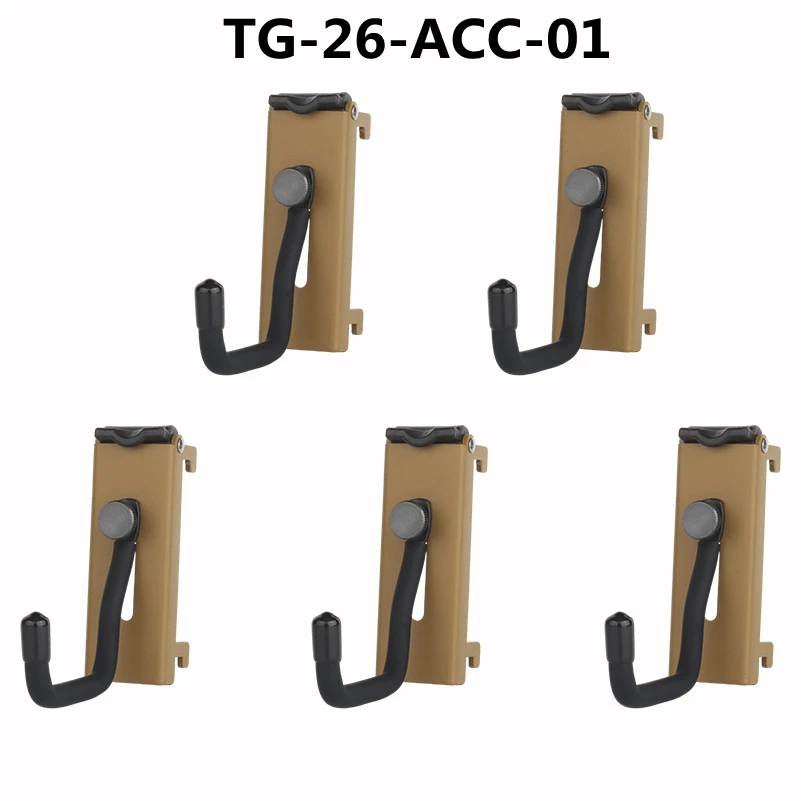 

2pcs/5pcs Tactical Wall Display Board Hooks for Helmet Vest Belt Display Rack Plate Carrier Hanger Heavy-Duty Steel Hooks