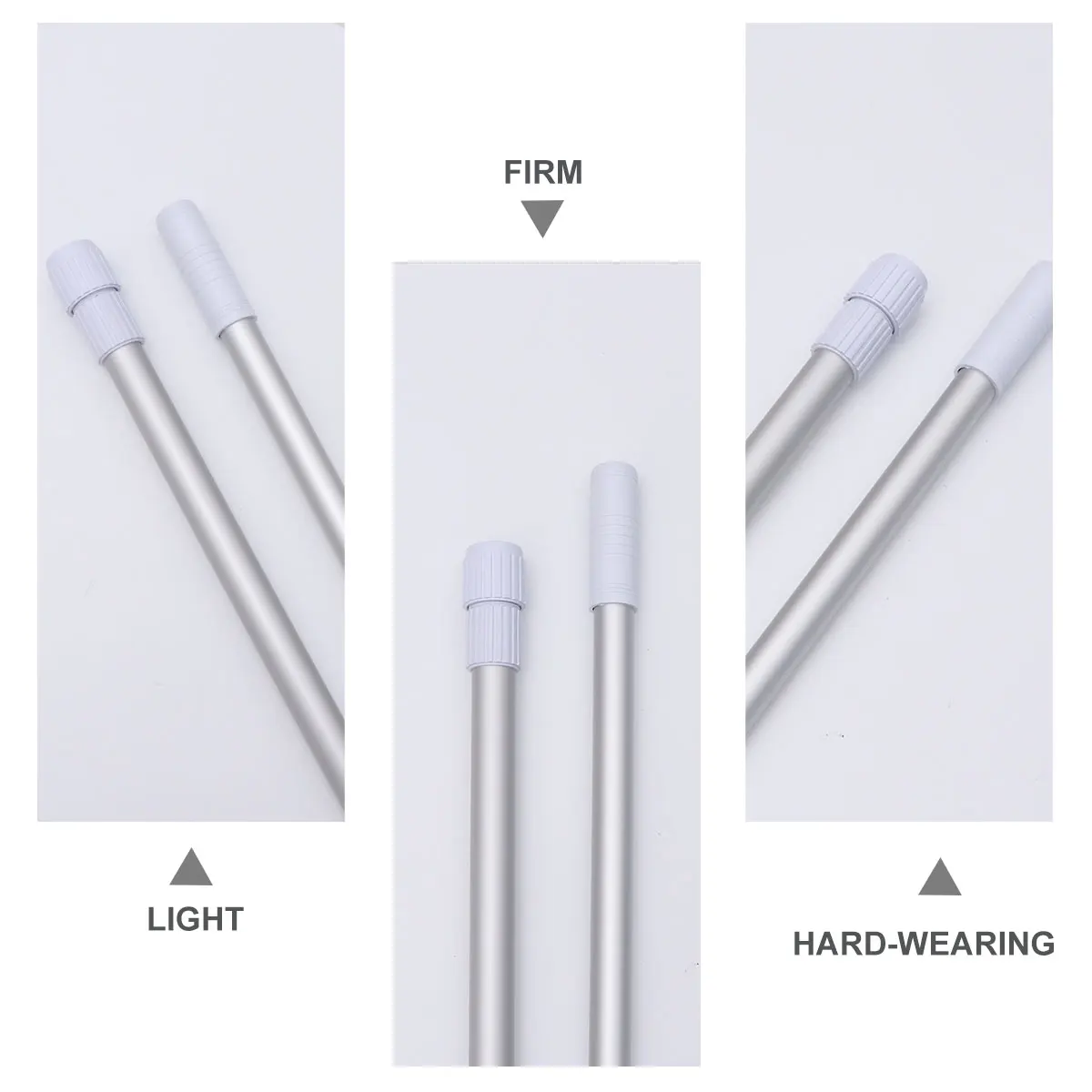 

Heavy Duty Cleaning Aluminum Pole Adjustable Length for Pool Pond Fountain Fish Tank Care Flexible Cleaning Pole