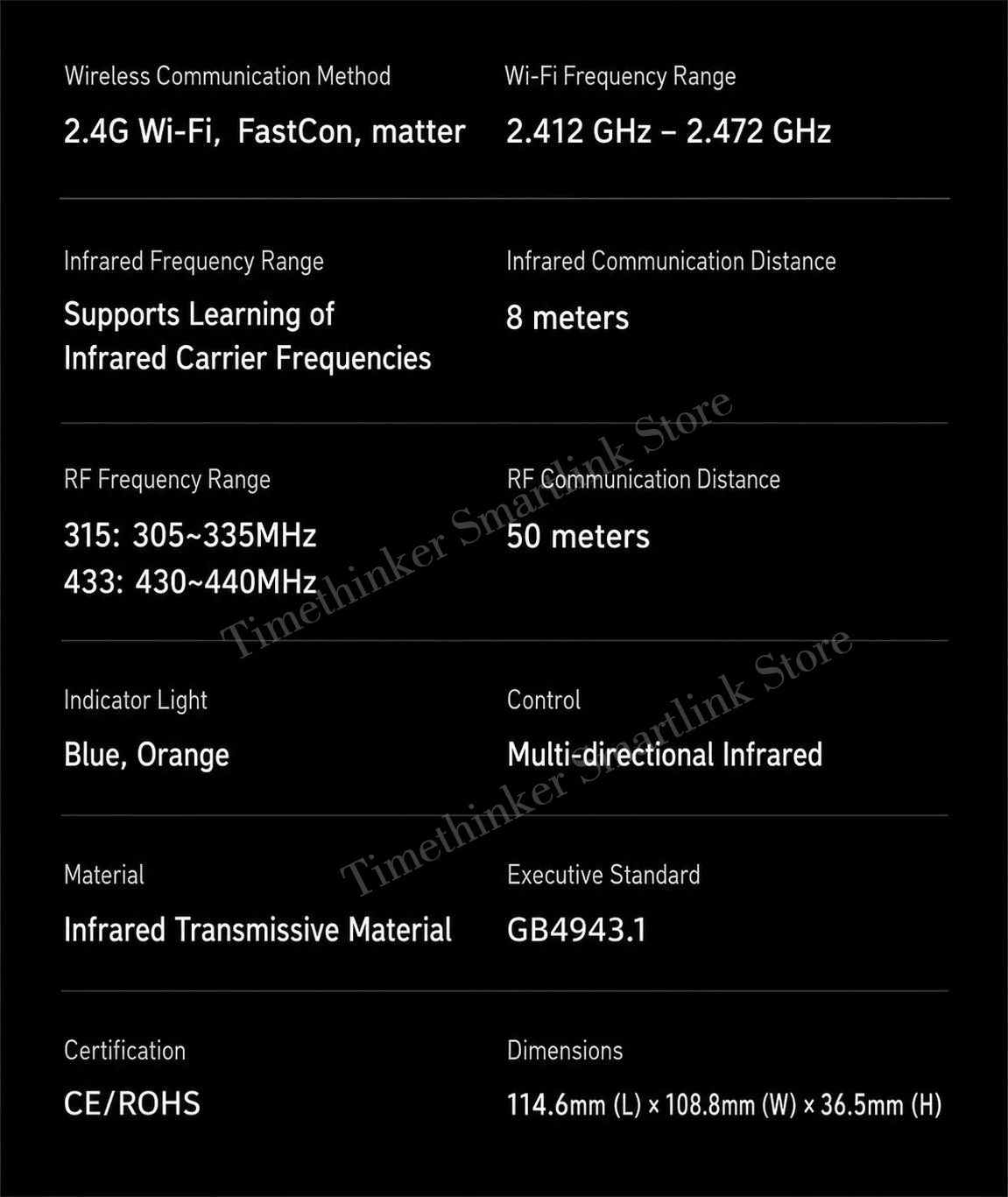 Broadlink RM MAX Hub Upgrade-Version Smart Home Matter WiFi BLE Universalfernbedienung für IR/RF-Geräte für Alexa Google Home HomeKit – Detail 16