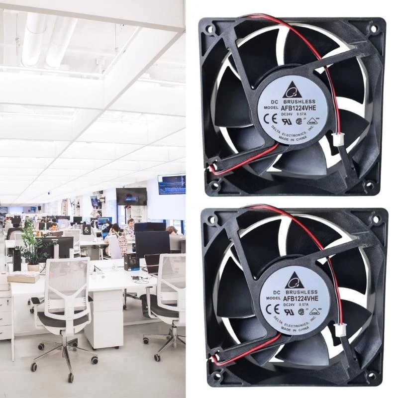 Radador refrigeração do ventilador resfriamento 120mm 12038 DC24V para PC para o servidor casos-servidor Melhor venda