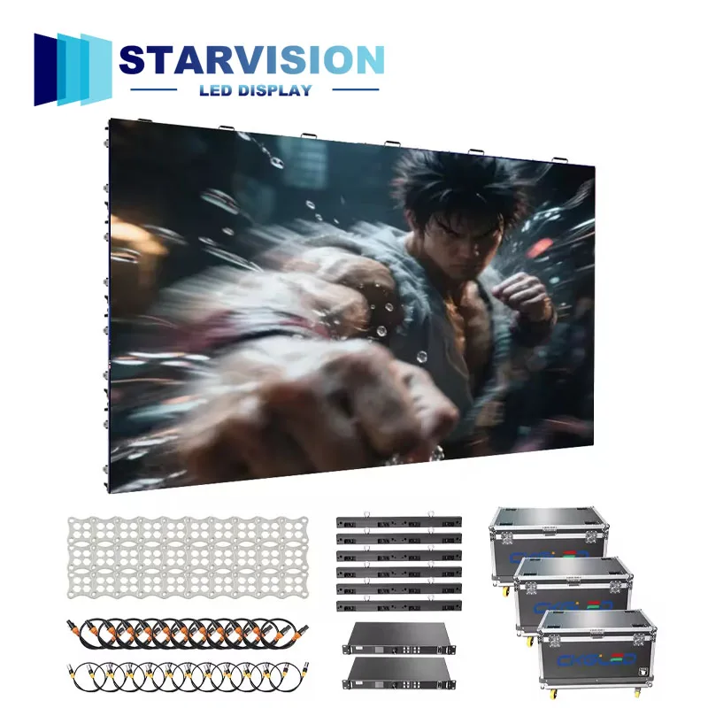 High Refresh P2.604 P3.91 P2.976 LED Screen Indoor Outdoor Rental LED Display for Church Stage Concert