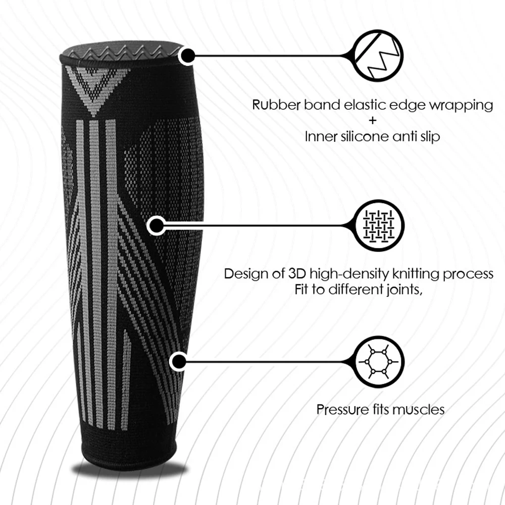 WEFITON Calf Compression Sleeves | Medical Grade 20-30mmHg Support | Varicose Veins Relief | for Running, Nursing & Pregnancy