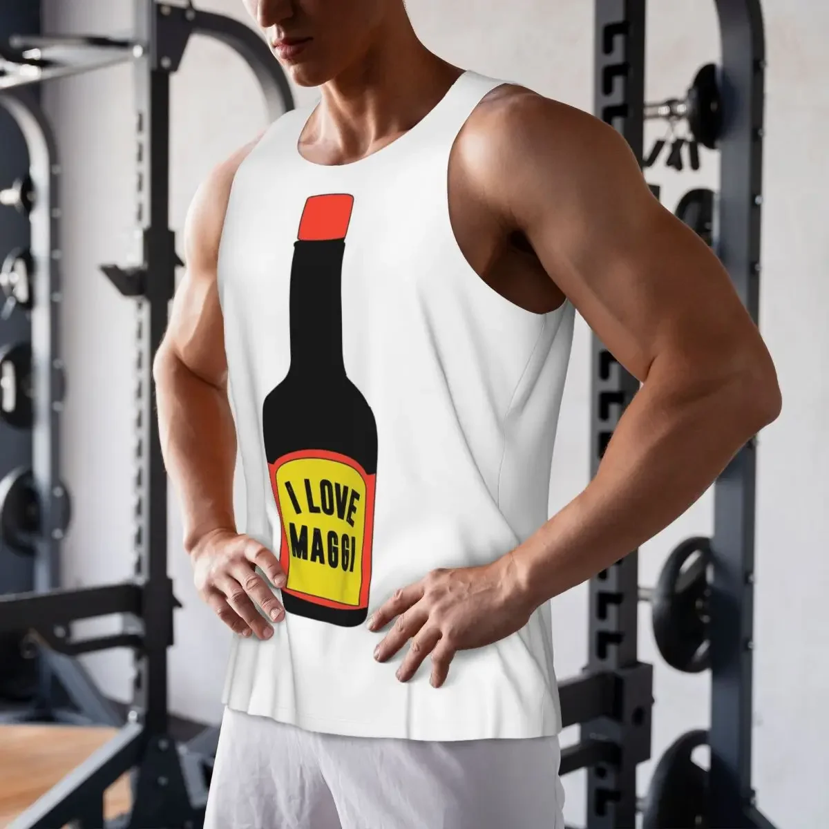 Quick Dry Maggi Auf Alles Gym Tank Muscle Sleeveless Shirt Bodybuilding Breathable Vest