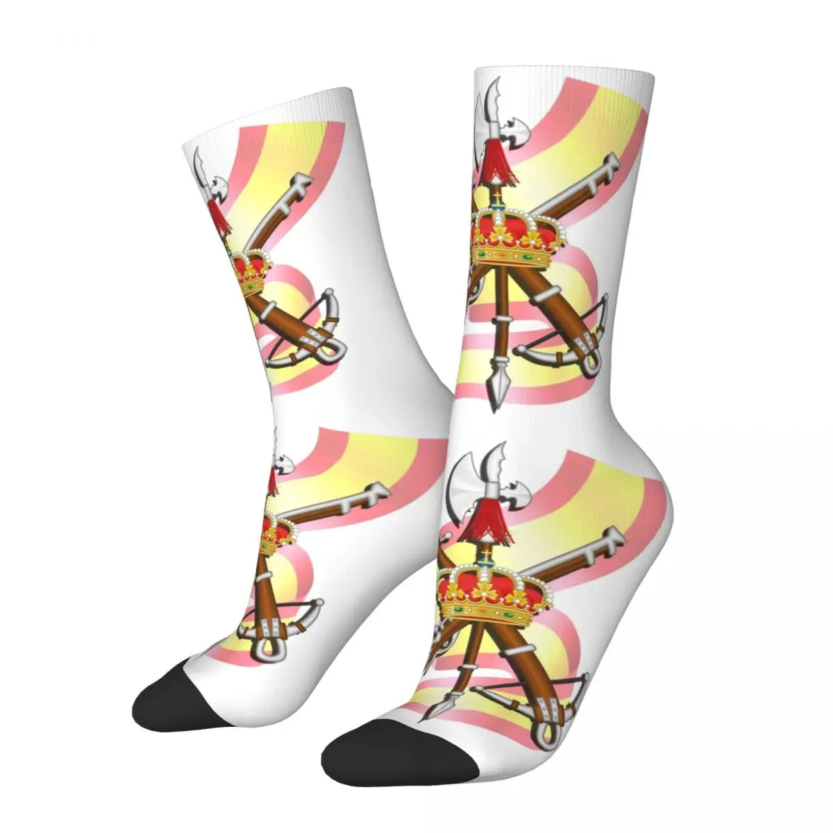 Winter Warm Fashion Unisex Spanish Legion Socks Non-slip Football Socks