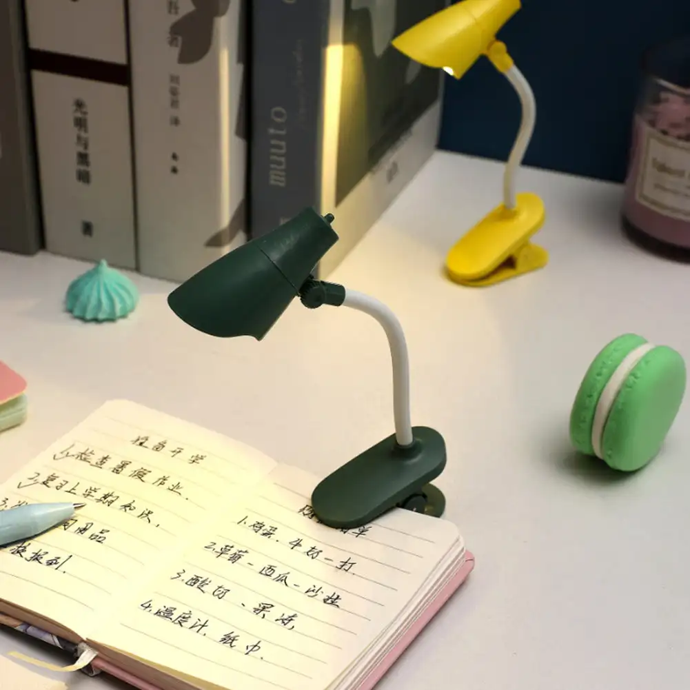 Mini Book Light Foldable LED Table Desk Book Reading Lamp for Home Room Computer Notebook Laptop Night Lights Eye Protections