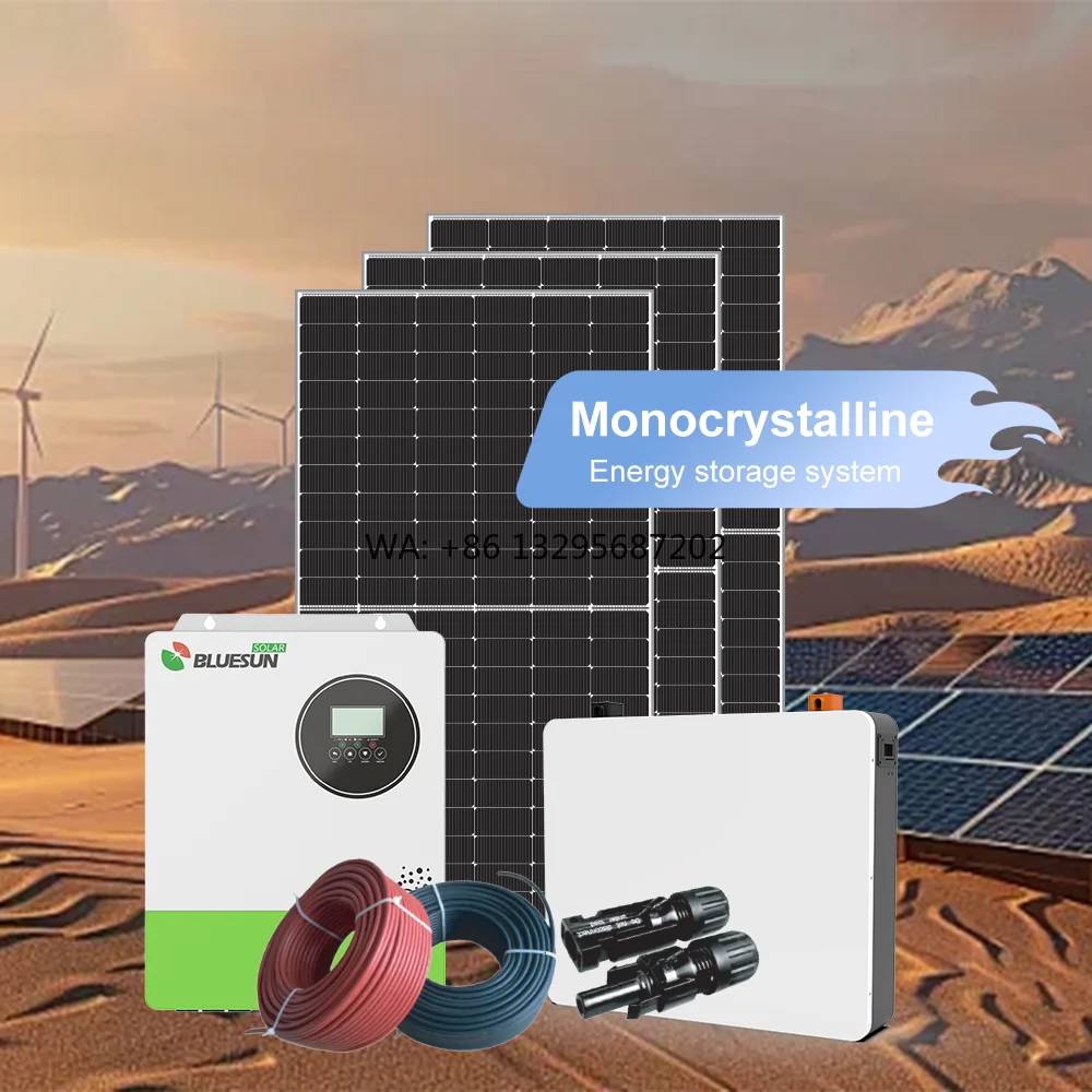 BLUESUN All In One Solar Power System 6.2kW With 10kWh 16kWh Battery LiFePO4 Compatible WiFi Monitoring RS485 Function