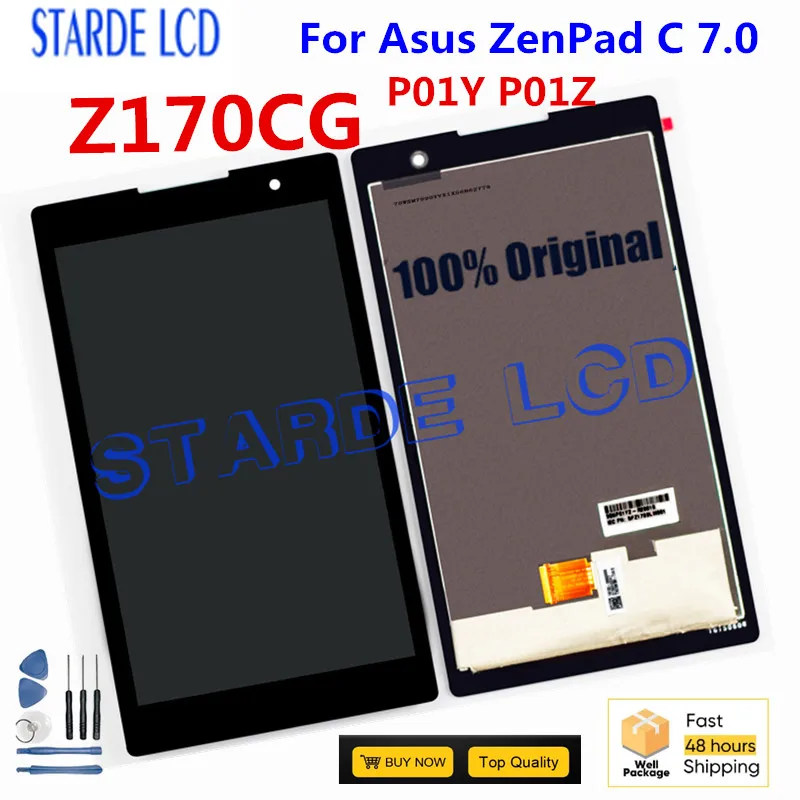 

For Asus Zenpad C 7.0 Z170CG P01Y Z170 LCD Display Touch Screen Digitizer Assembly with Frame Free Tools Include