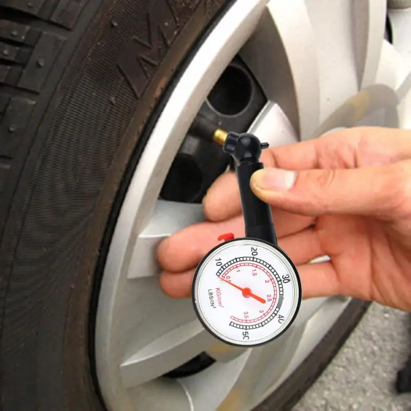 Car Tyre Tire Pressure Gauge for Car Auto Motorcycle Truck Bike Dial Meter Vehicle Tester Pressure Tyre Measurement Tool