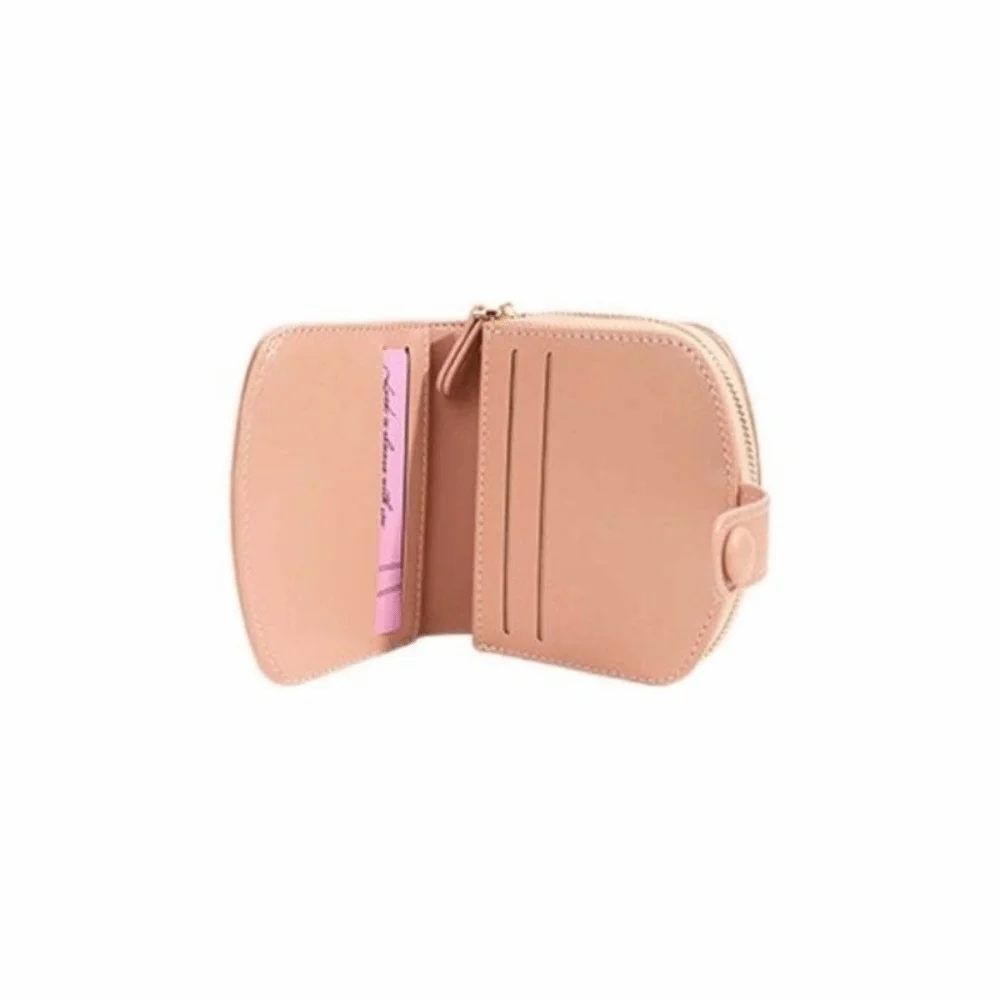 الأزهار طباعة البسيطة محفظة نسائية للعملات المعدنية حقيبة متعددة الوظائف سستة الحقيبة بو الجلود محفظة صغيرة الكورية Ins حامل بطاقة الموضة #1