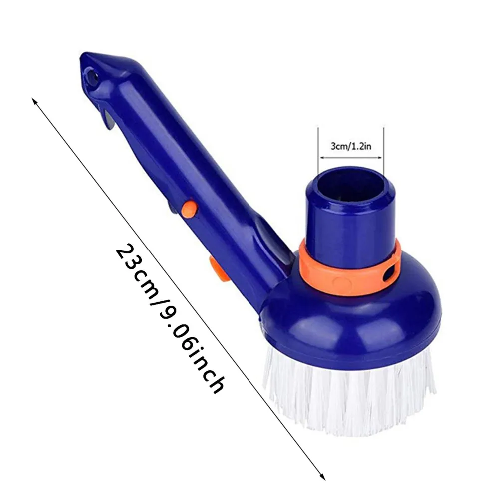 Practical Swimming Pool Brush Vacuum Cleaner High Quality Multifunctional Cleaning Accessories Small Suction Head Brushes