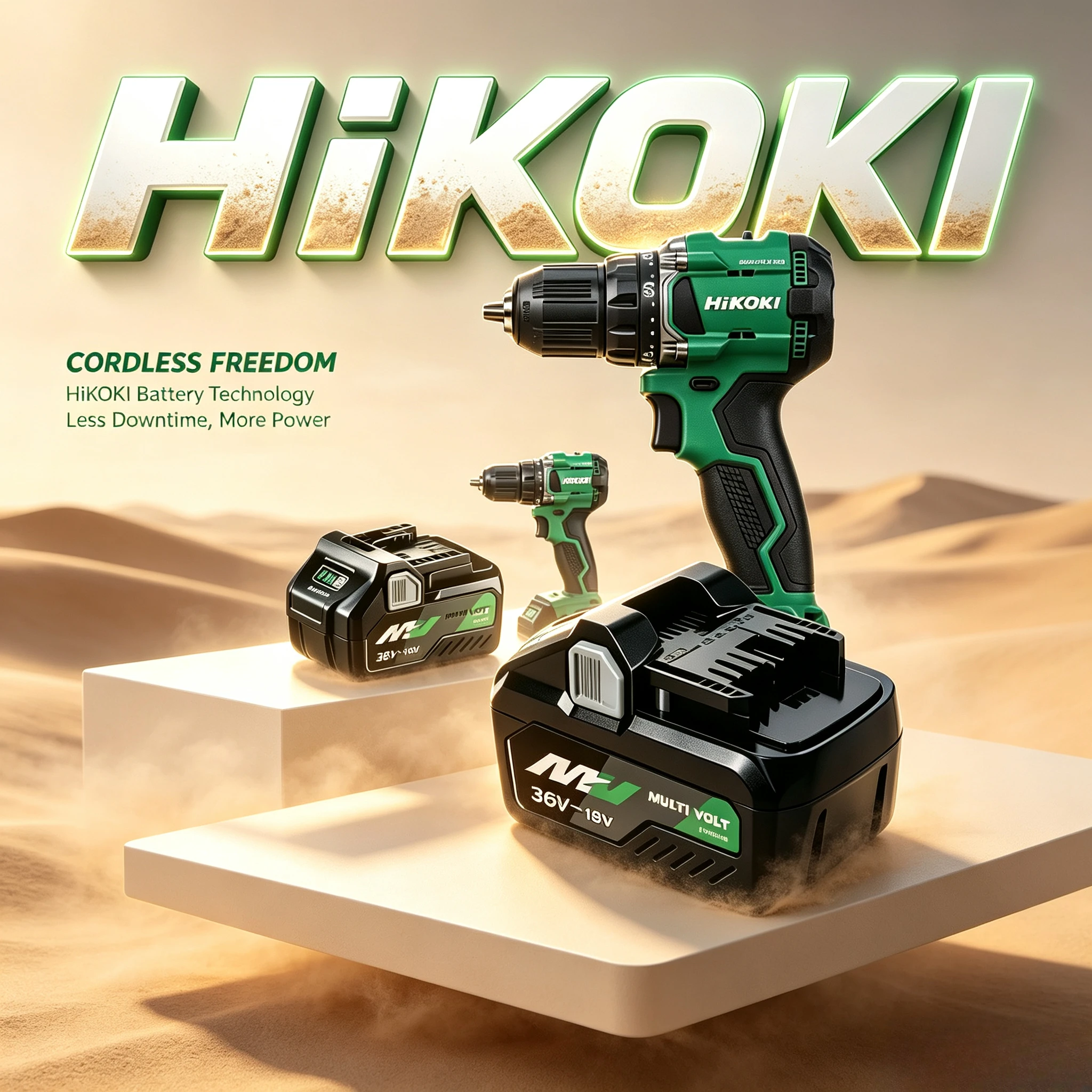 Genuine HiKOKI 5.0A battery,18V/36V dual voltage dust blocking vent design for dusty factory metal processing workshop daily use