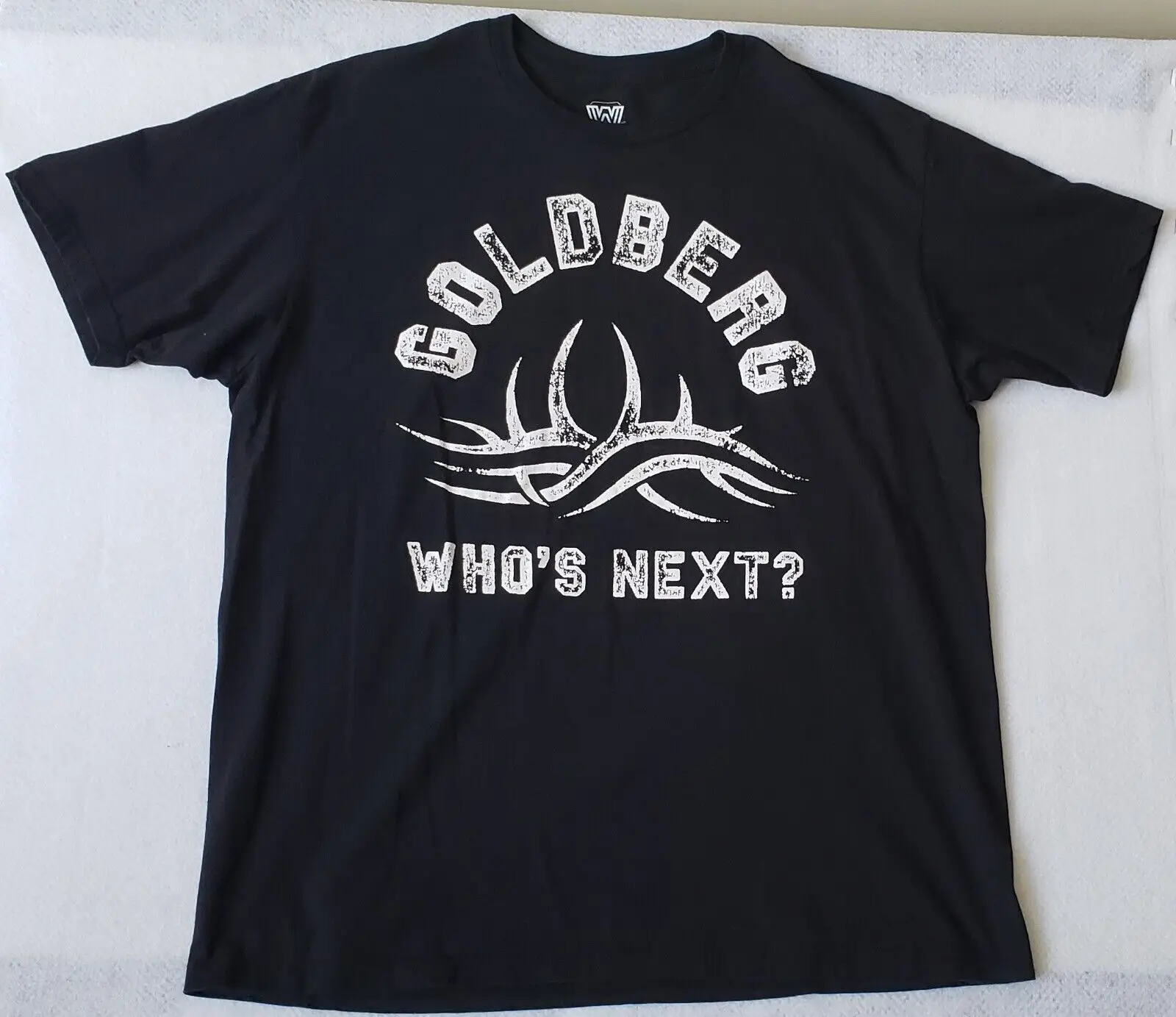 Wrestling Legends Bill GOLDBERG Who's Next Size 2XL Black T-Shirt