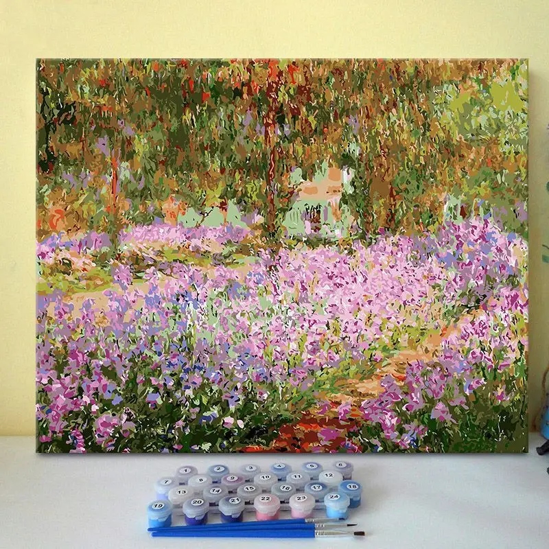 

8365160 Цифровая живопись, цифровая раскраска, растительный пейзаж, цветочный пейзаж, украшение