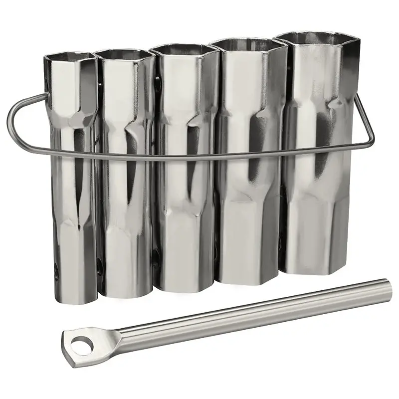 ABMI-Shower Valve Socket Wrench Set 5-Pieces With Bar Handle For Tub& Shower Valve Multi-Size Removal,