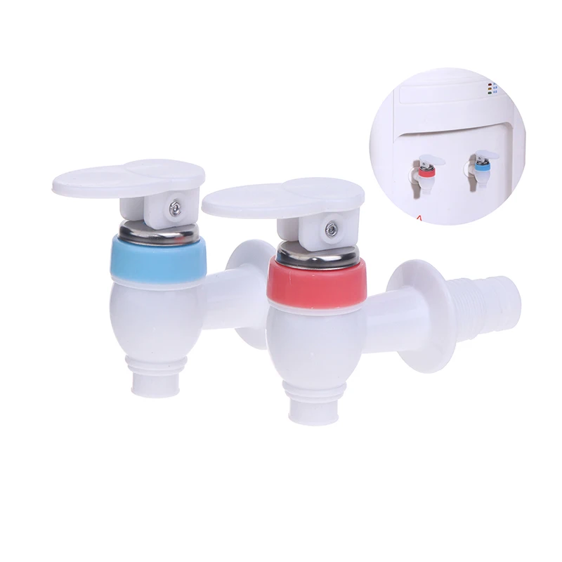 1PC Home Drinking Fountains Accessories Heating Integrated Machine New Plastic Water Dispenser Side Faucet Replacement