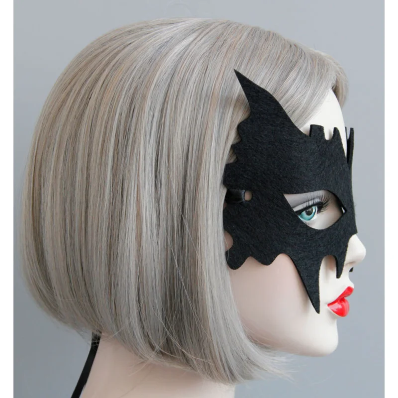 

Masquerade stage performance, black mask Halloween face covering accessories