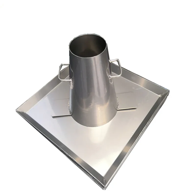 Jointless Concrete Slump Cone Test Apparatus with Hand Ring Base Plate