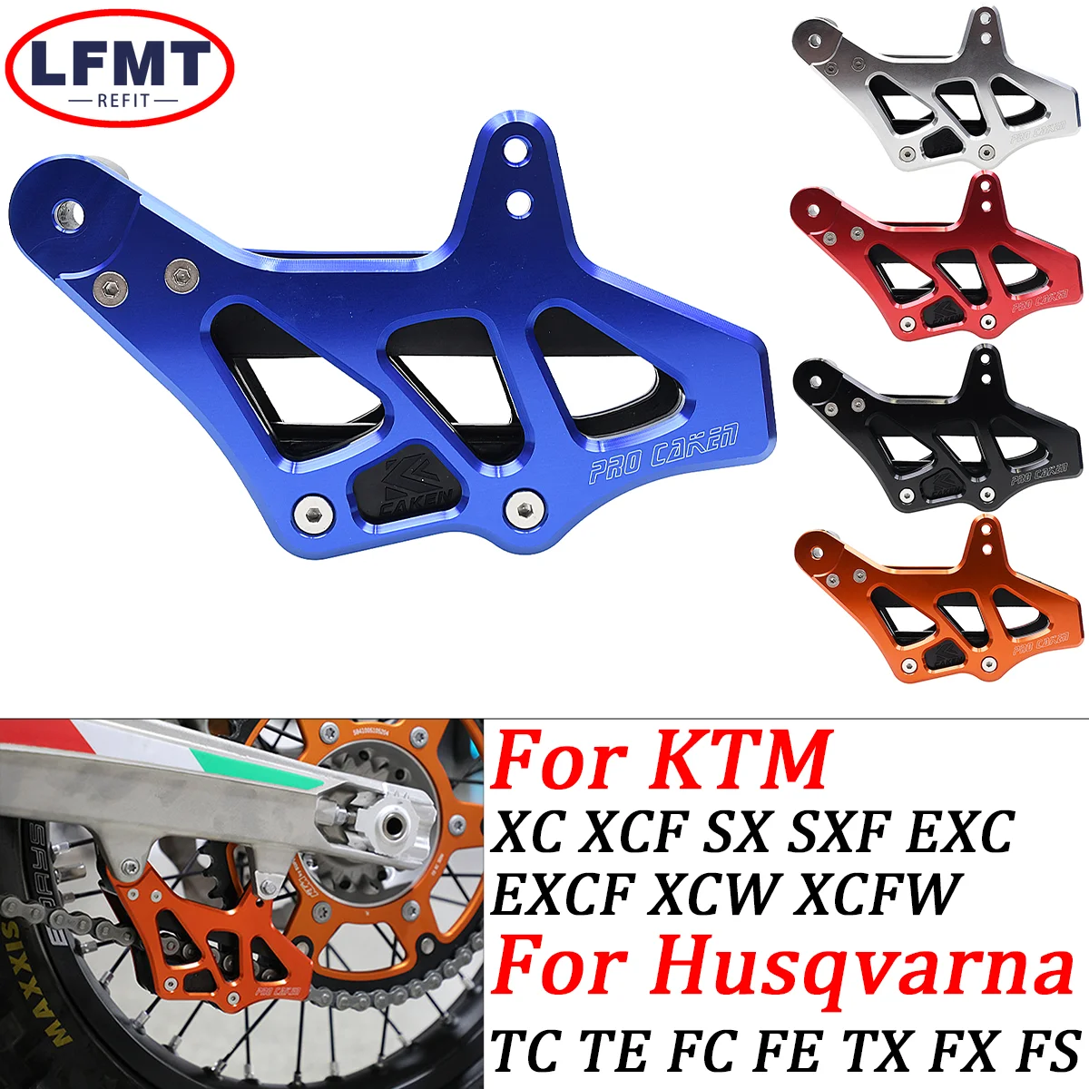 

Motocross CNC Chain Guide Cover Guard Protector For KTM SX SX-F EXC EXC-F XC XC-W XC-F TPI 125-530 690 ENDURO SMC ABS 2008-2021