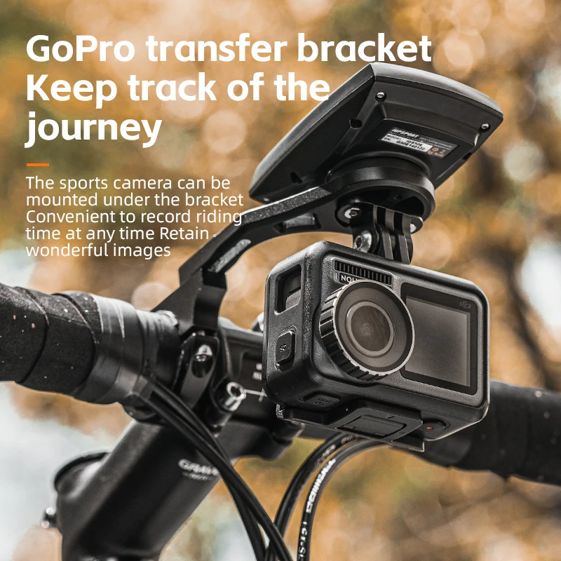 ROCKBROS Computer Cycling Light Bracket GPS Bike Support Gopro Holder For Bryton IGS Garmin Computers Bike Holder Accessories