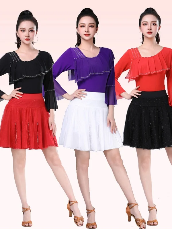 nuevo-conjunto-de-baile-cuadrado-para-mujer-ropa-de-baile-moderna-con-pedreria-y-mangas-plisadas-traje-de-actuacion-tres-tallas-cuatro