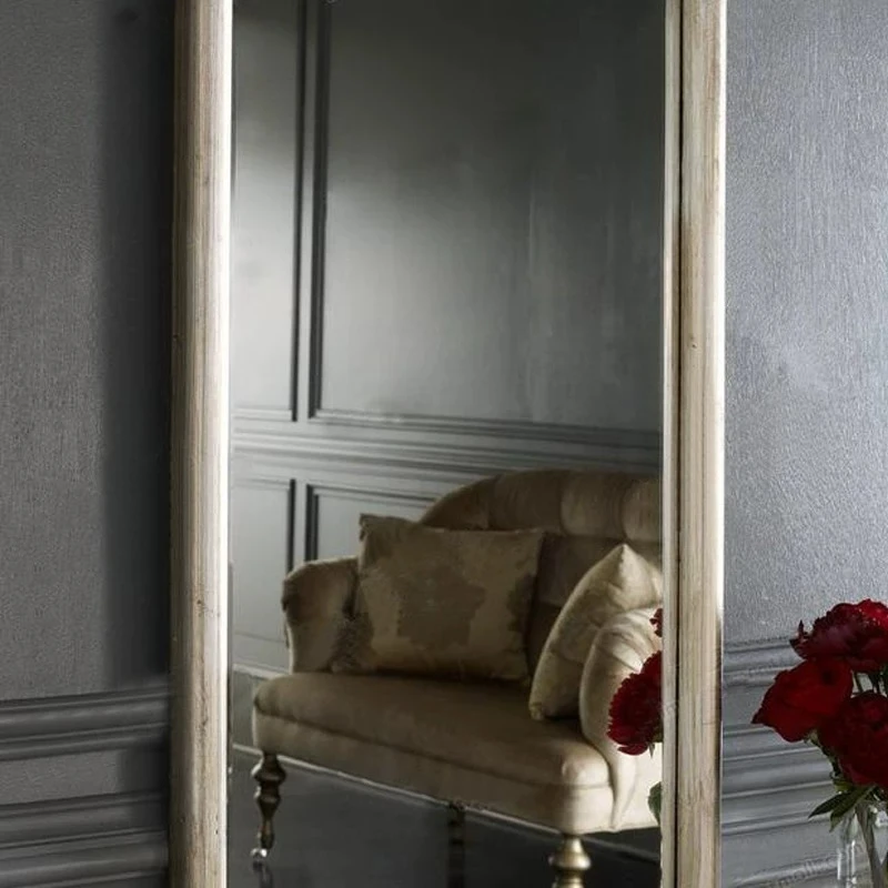 Neoclassical decorative mirror Entrance mirror Wall decoration hanging mirror