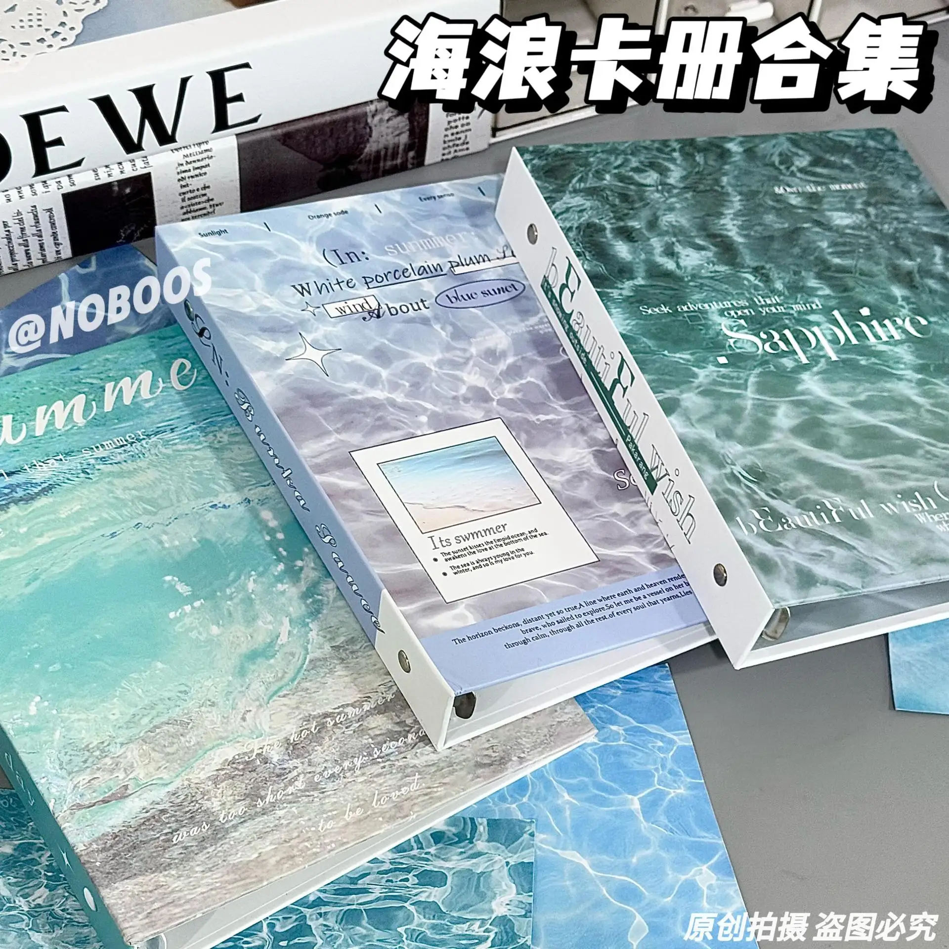 IFFVGX Animals A5 Binder Photocard Holder Kpop Idol Photo Album Simple Photocards Collect Book Album for Photographs 포토카드 포장용품