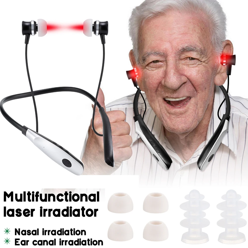 

Multifunctional Red Light Nasal Therapy Device Portable Tinnitus Therapy Ear Laser Earplugs Deafness Rhinitis Sinusiti Treatment