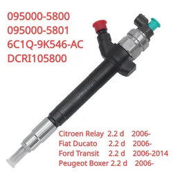 6C1Q-9K546-AC 095000 5801 New Diesel Injector Nozzle 095000 5800 For Ford Transit Jumper Boxer Fiat Ducato 2.2 TDCI 2006-ON