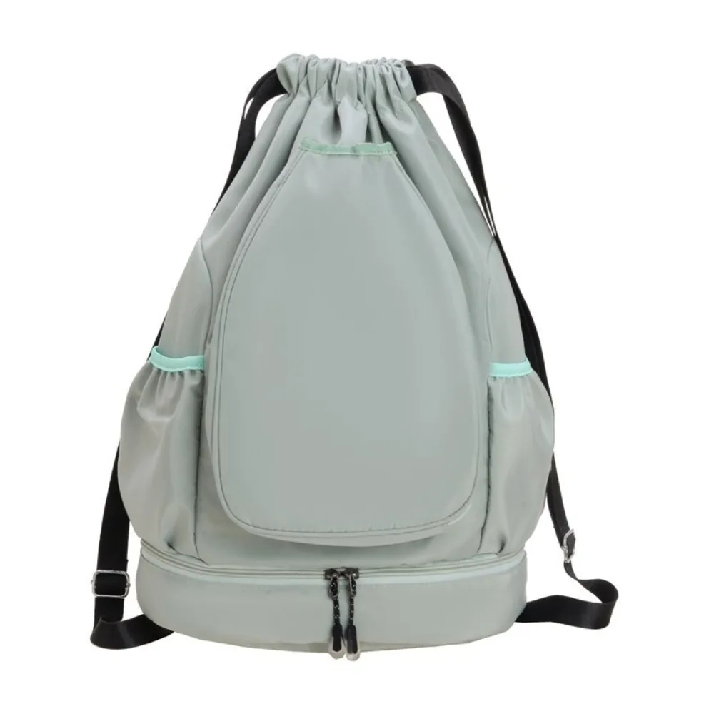 

2 Rackets Tennis Racket Backpack Large Capacity with Shoes Pocket Badminton Sports Bag Drawstring Closure Waterproof