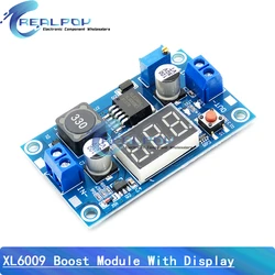 DC-DC XL6009 Digital Boost Step Up Power Supply Module Adjustable 4.5-32V to 5-52V Step-up Voltage Regulator With LED Voltmeter