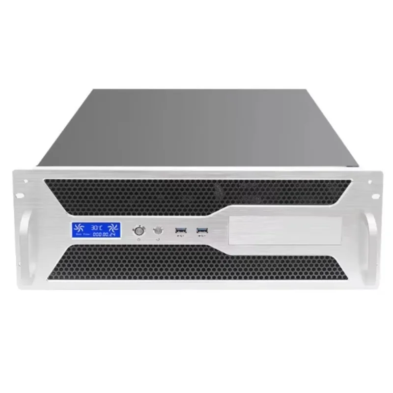 K446C Industrial Server Chassis 19-inch Rack-mounted Chassis 4U Short Server Chassis with Temporary LCD