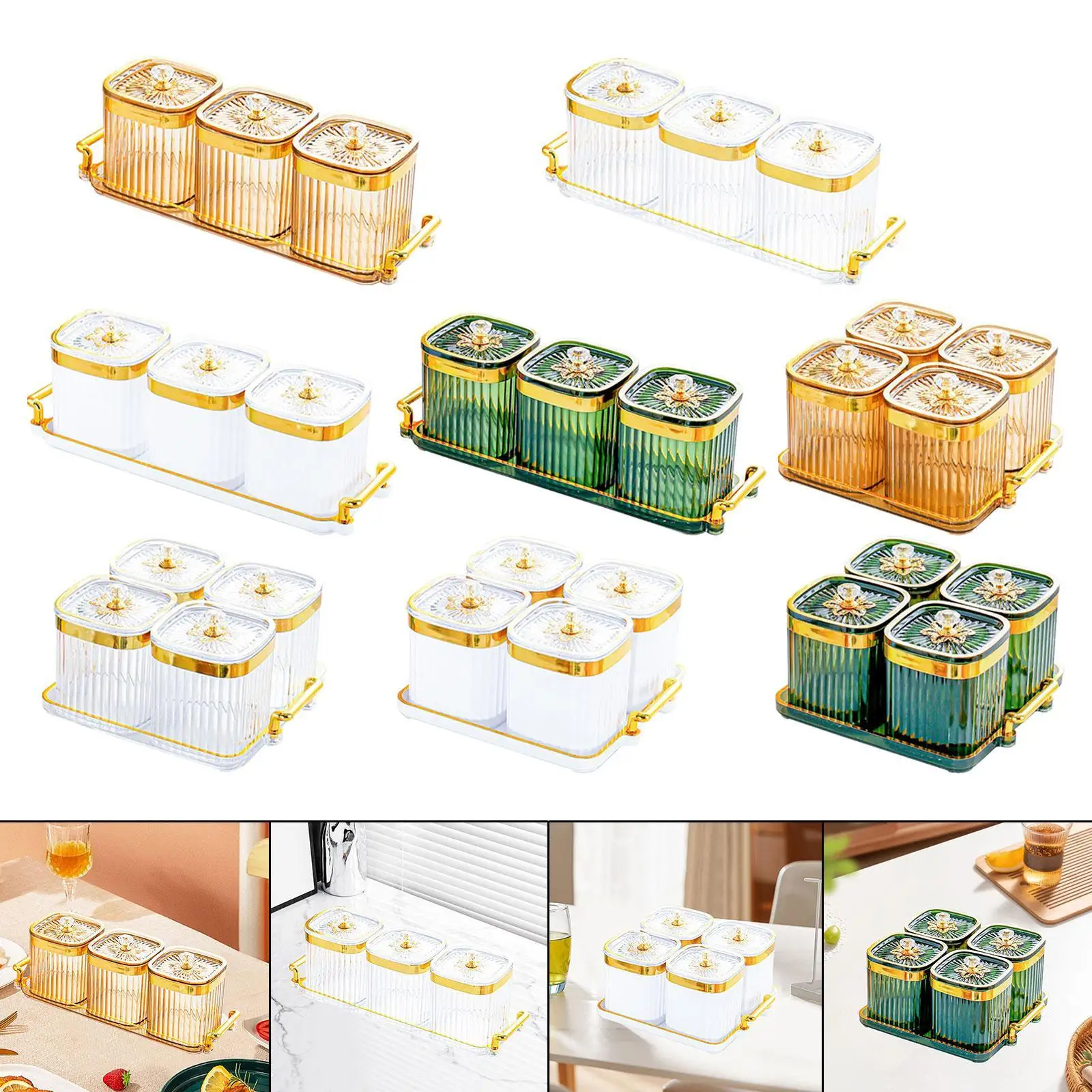 Contenedor para servir nueces y dulces, platos para servir divididos para dulces, aperitivos y frutas