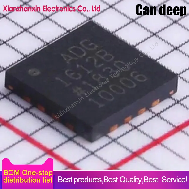 1pcs/lot ADG1612BCPZ-REEL7 ADG1612BCPZ ADG1612B QFN16 Simulated multi-channel switch chip