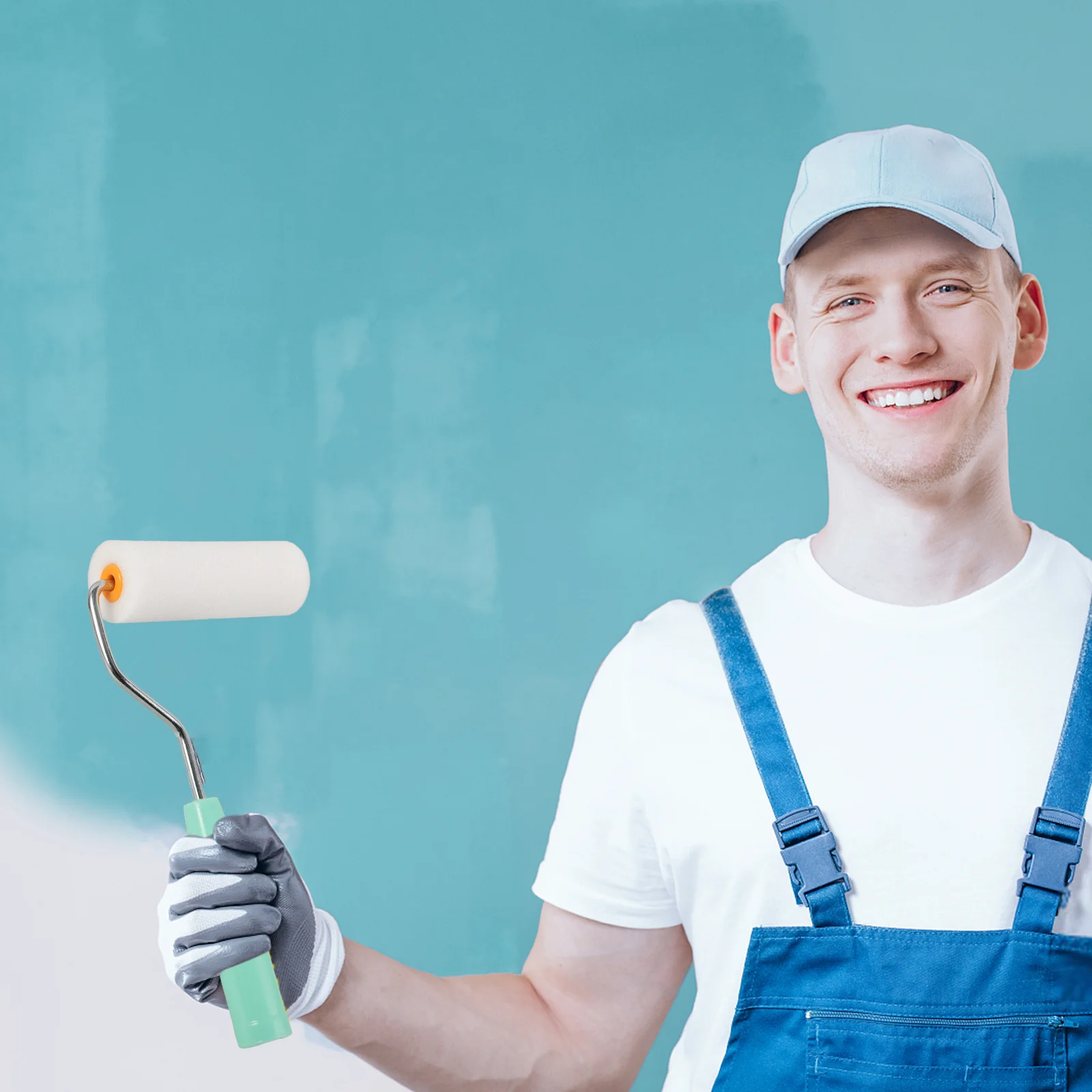 1 セットスポンジローラーブラシ小さなペイントローラー壁天井ドアフレーム窓枠簡単使用ホーム DIY 塗装オイルラテックス