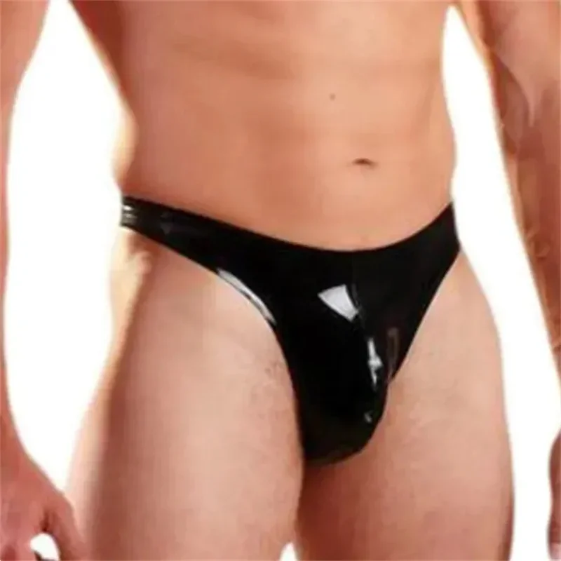 Sexy Male Latex Briefs Rubber Men Underwear Shorts Thong Handmade