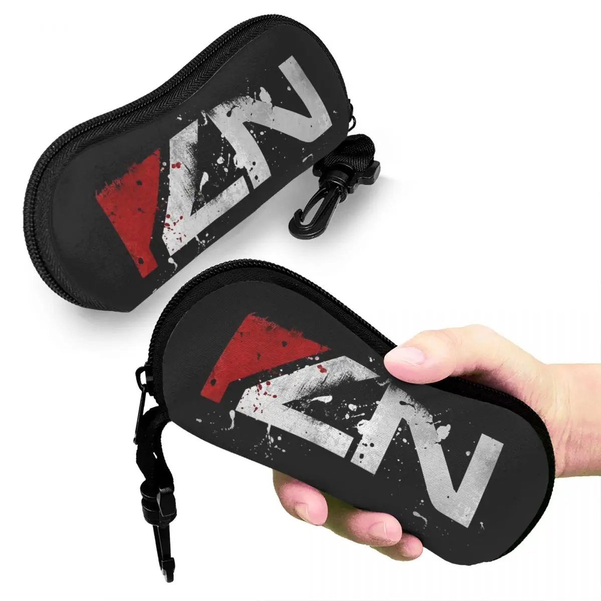 

Mass Effect Distressed N7 чехол для очков защитная коробка для солнцезащитных очков для женщин и мужчин мягкая сумка для очков