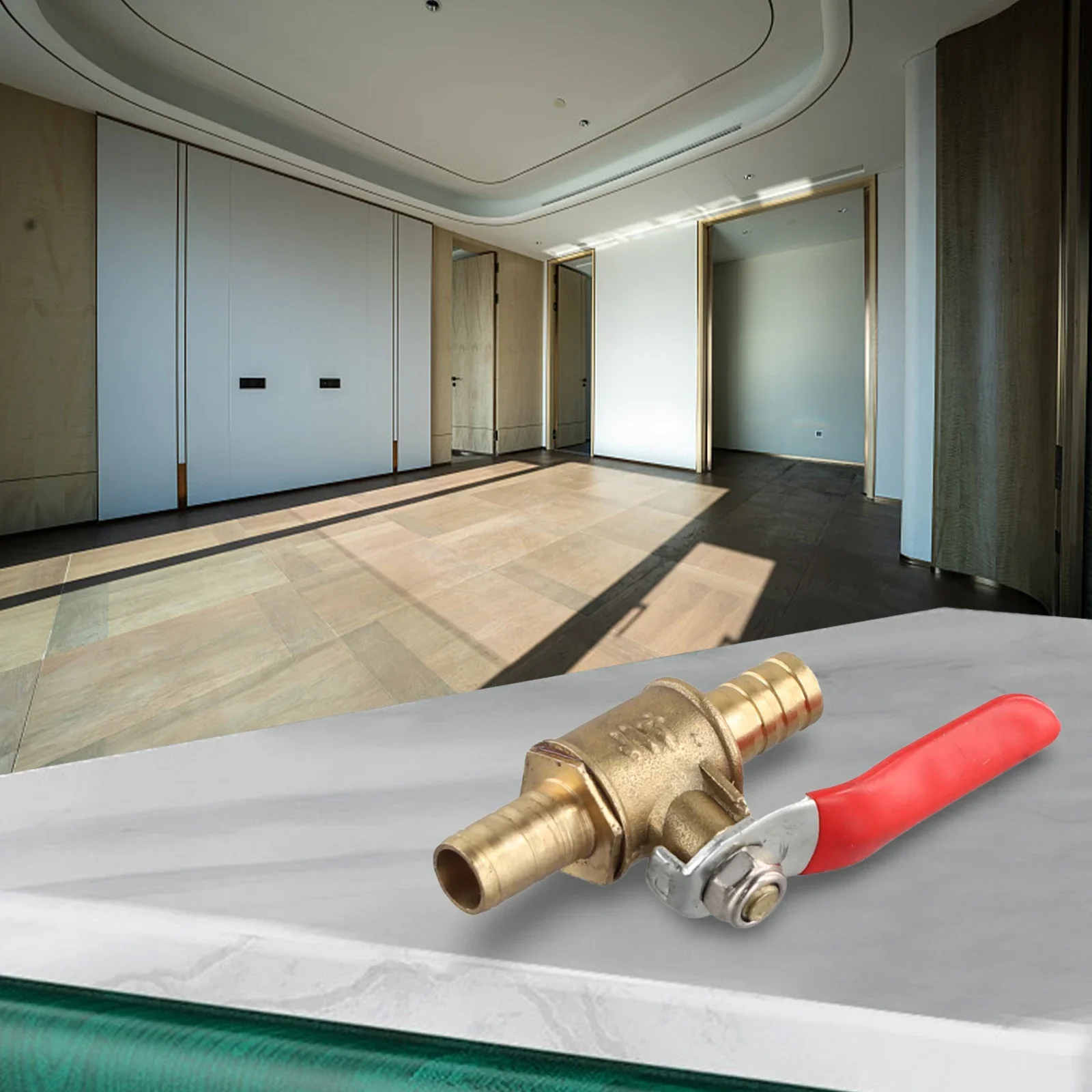 جديد البلاستيك عالية الجودة صمام كروي نحاسي 6/8/10/12 مللي متر الكرة صمام جودة عالية مضمنة النحاس اغلاق الكرة صمام