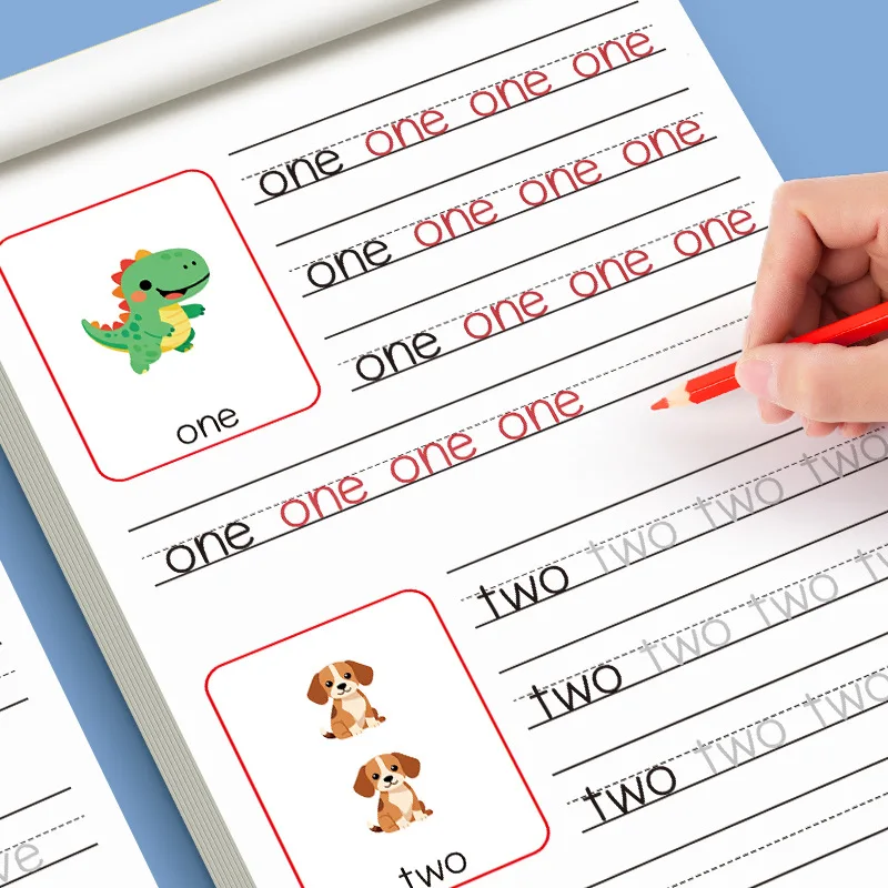 

32-страничная тетрадь для изучения алфавита - школьные принадлежности, прописи алфавита, интерактивное изучение алфавита и творческие задания для раскрашивания, развитие навыков письма, для дошкольников, книга для изучения алфавита, забавные иллюстрации, 