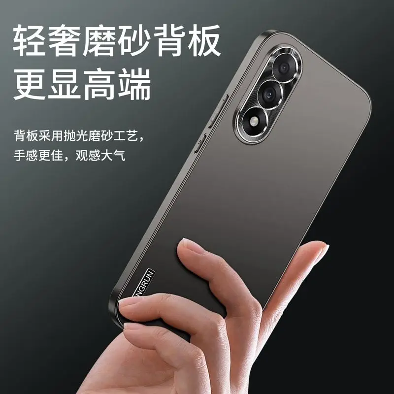 Etui na OnePlus Nord 5 Luksusowe Metalowe Soczewki Matowe Ultracienkie PC Cover na Oneplus ACE5 Ultra/Nord5 5G Odporne na Upadki Funda — zdjęcie produktu 6