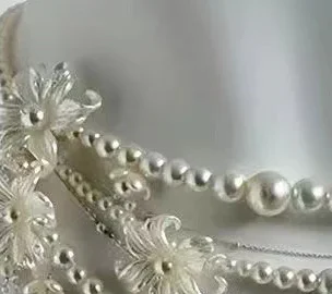 من المألوف متعدد الطبقات زهرة شرابة الخصر سلسلة الرجعية اللؤلؤ الخصر سلسلة للنساء الفتيات الجسم سلسلة الملابس والاكسسوارات الهدايا