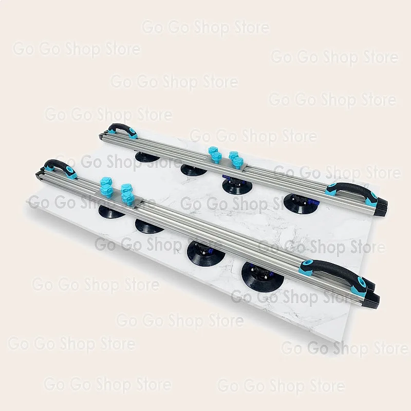 Large Plate Electric Vacuum Suction Cup Lifter for Glass Stone Tile Slab Handling Tool