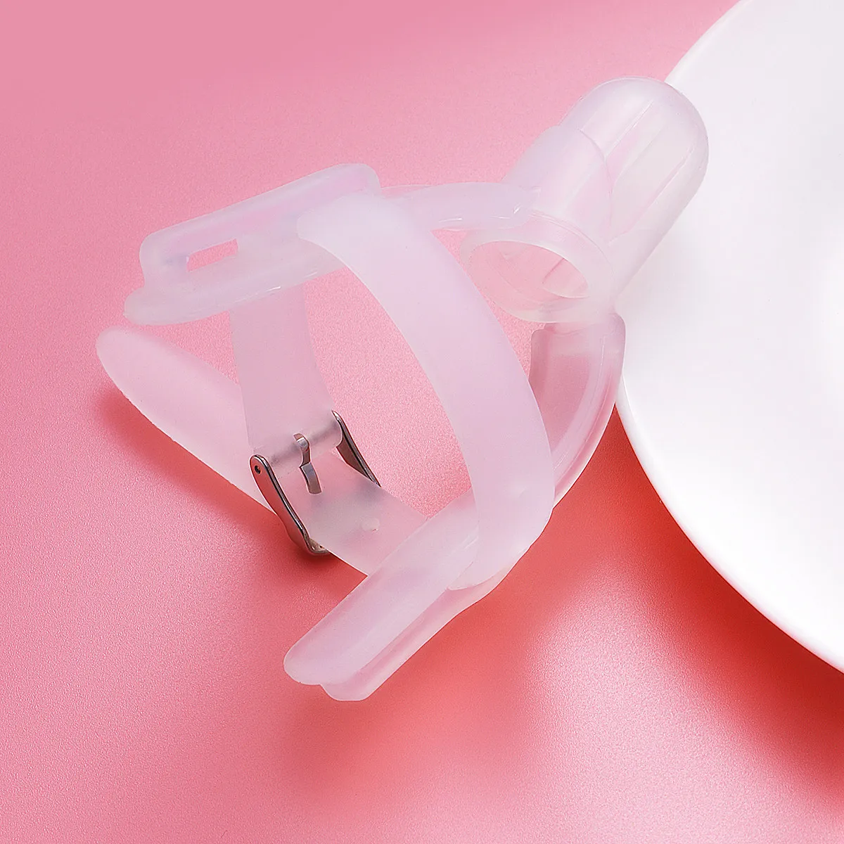 

Защитный напальчник для малышей из пищевого силикона, регулируемый, для большого и указательного пальцев, с многоразовыми застежками-петлями, прорезыватель для младенцев и детей