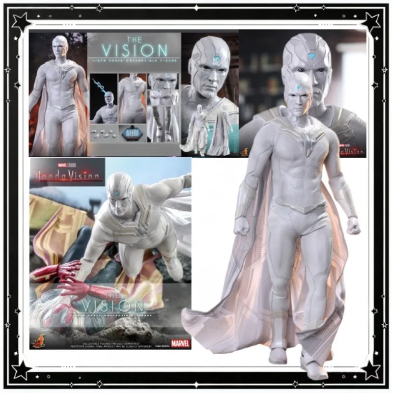 【In Stock】 WandaVision Hot Toys 1/6 White Vision TMS054 Movable Collectible Action Doll Gift Hobby Collection