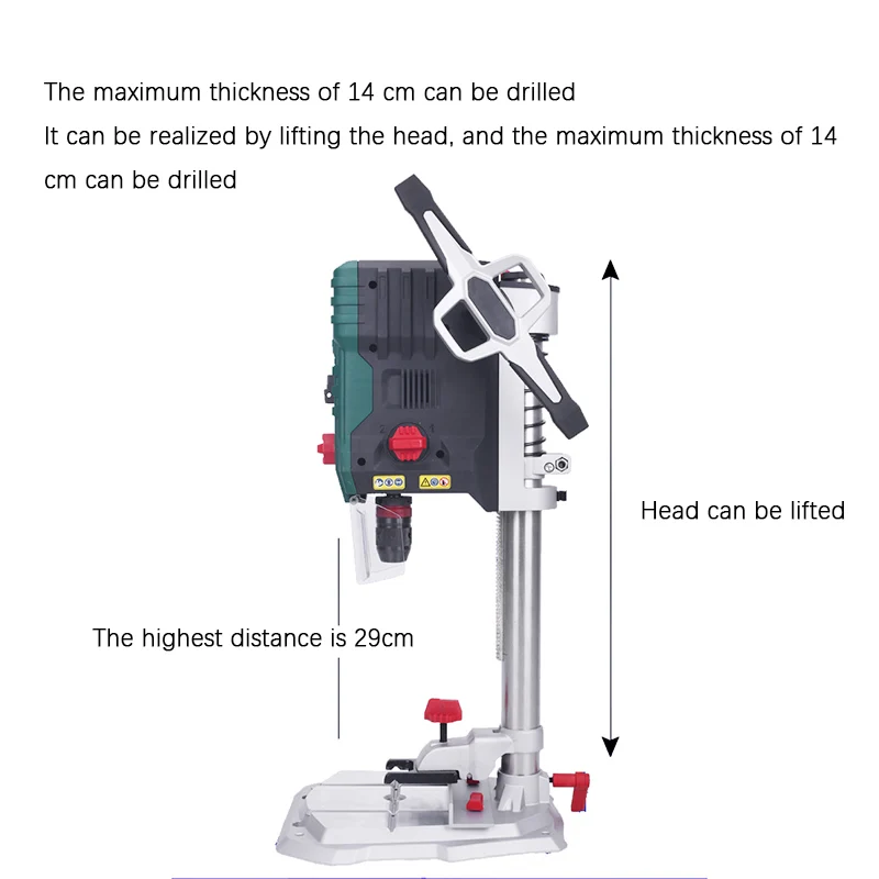 Z1350 Industrial-grade small 220V single-phase electric drilling machine precision miniature desktop electric drill bench drill