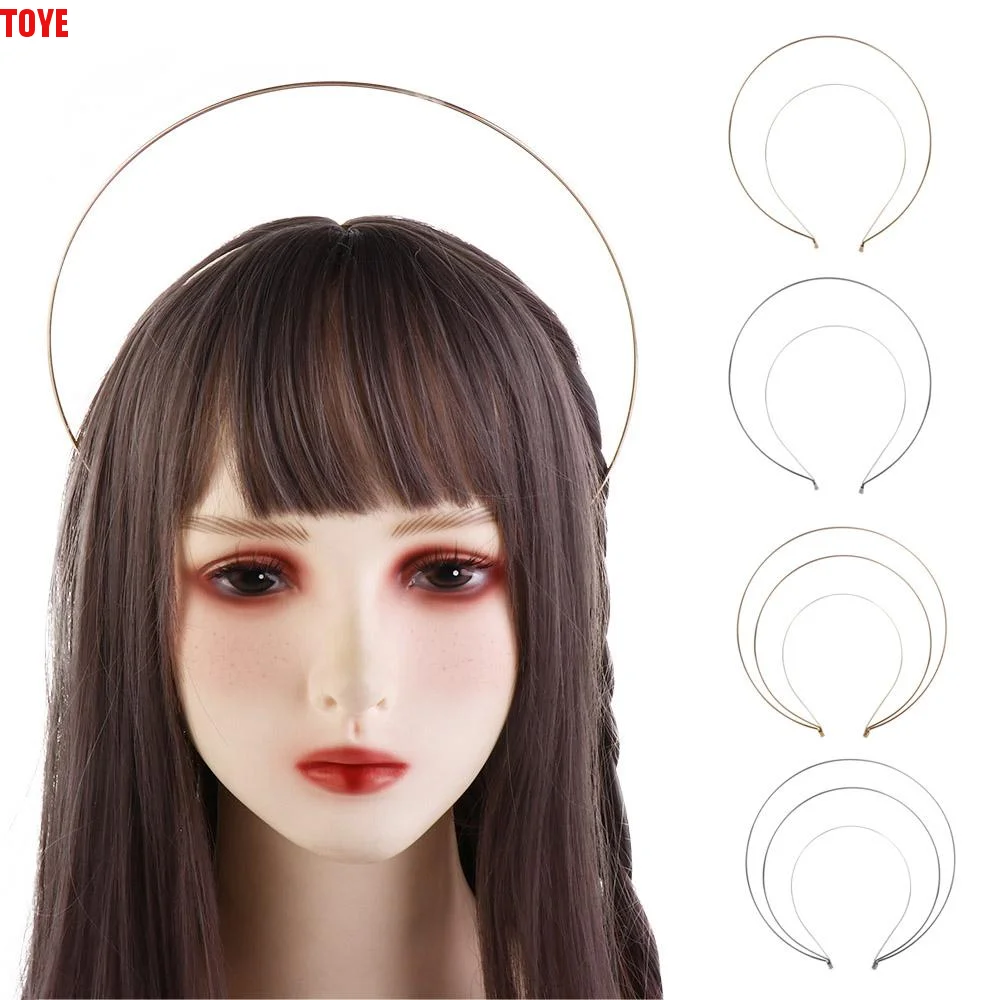 

Angel Gold Hairbands Goddess Hairbands Non Slip Hairbands Multi-layer Korean Hair Hoop Thin Hair Crown Women DIY Headband