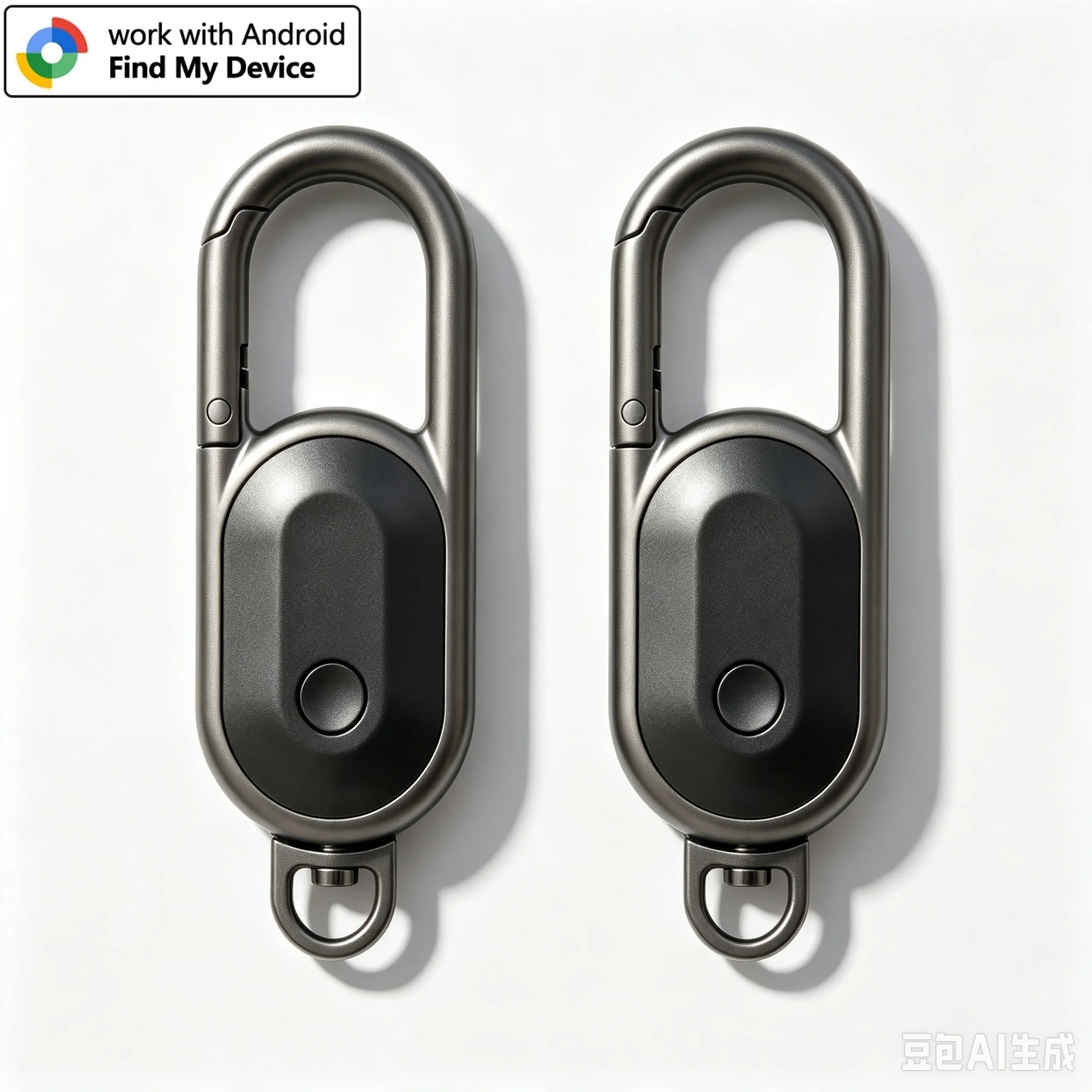 1-4er-Pack Android-Alternative zu AirTag Smart Keychain Tag Anti-Verlust GPS-Tracker Bluetooth-Ortungsgerät Kompatibel mit Google Find Hub – Detail 2