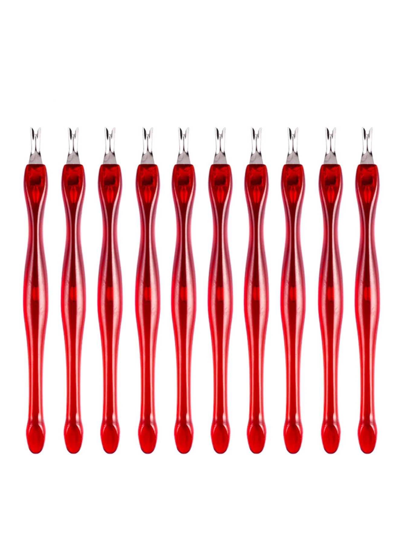 

10 dead skin fork shovel off the dead skin knife push nail tool, sharp hand repair fingernail edge artifact set professional