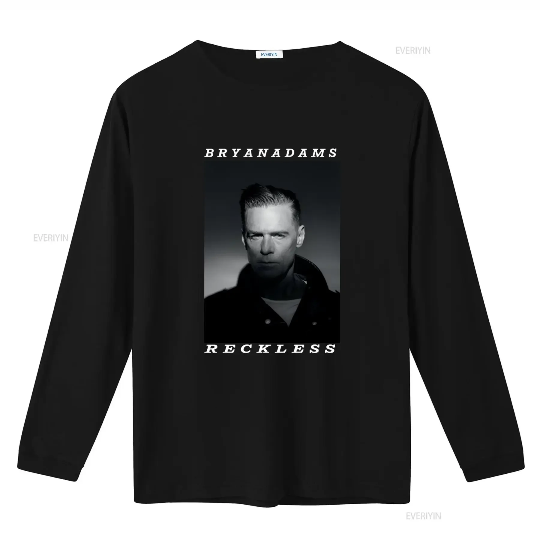 BRYAN ADAMS RECKLESS Grey T Shirt for Men XX Large vintage Washed streetwear Stylish Comfortable homme Slightly
