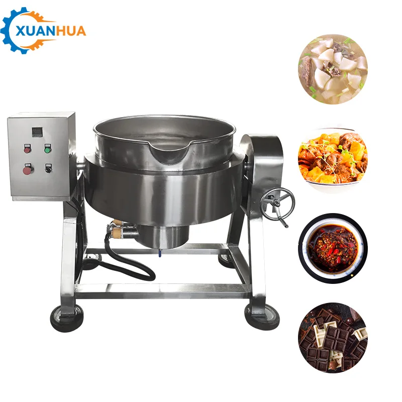 

Steam Industrial Cooking Domestic Chilli Mixer Machine For Cooking Jacketed Kettle