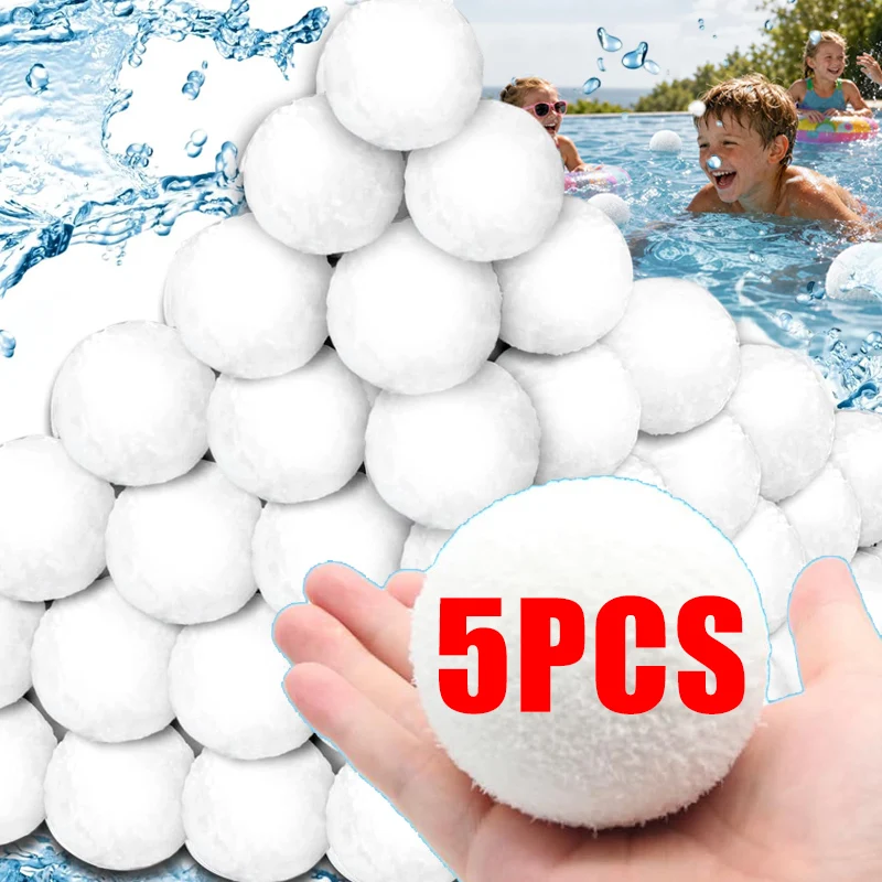 Pool Floating Sand Filters Balls Reusable Swimming Pool Oil Absorbing Sponge Tub Scum Removing Balls Washable Cleaning Ball